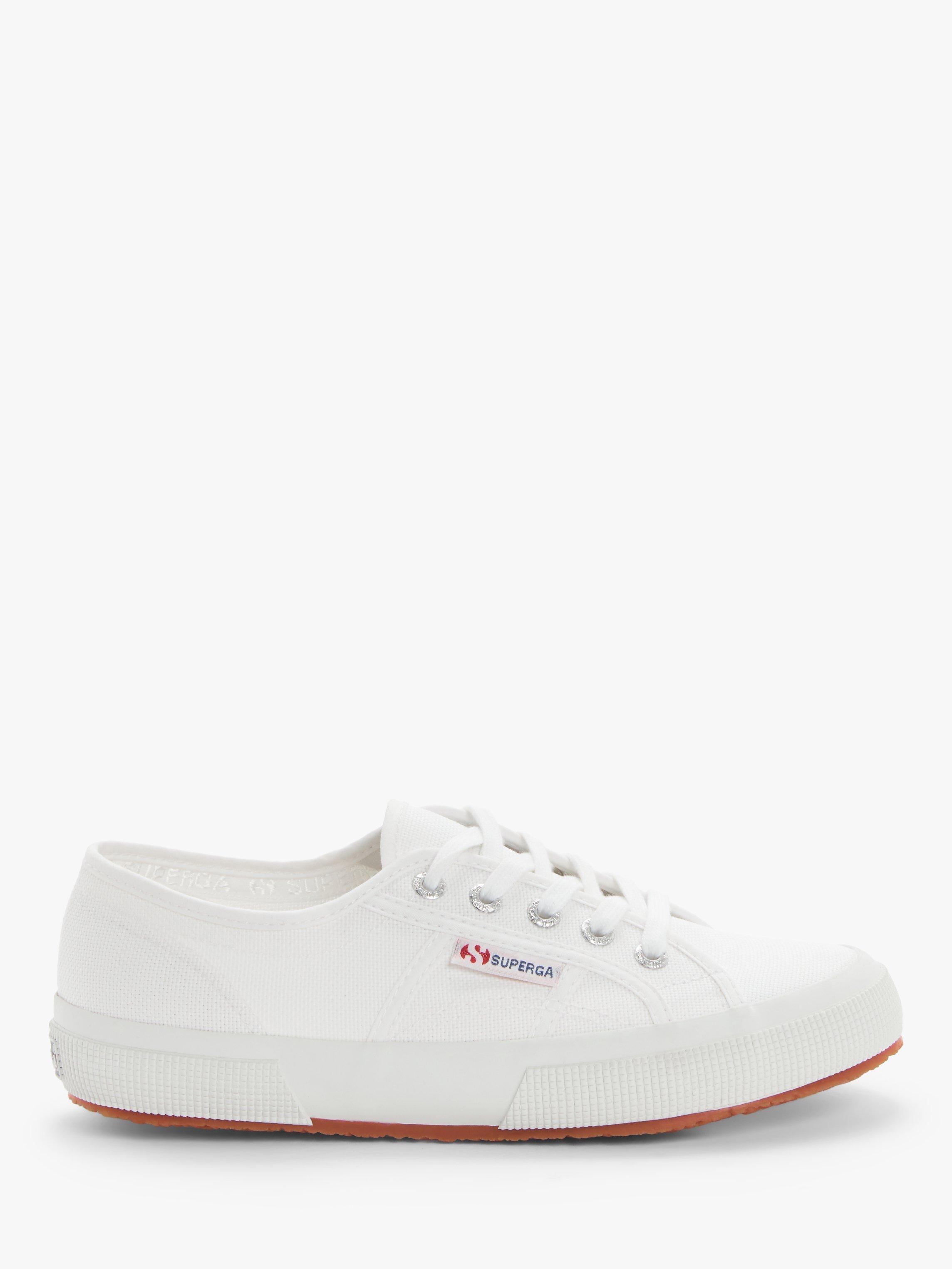 Superga 2750 Cotu Classic Canvas Vegan Trainers, White, 5