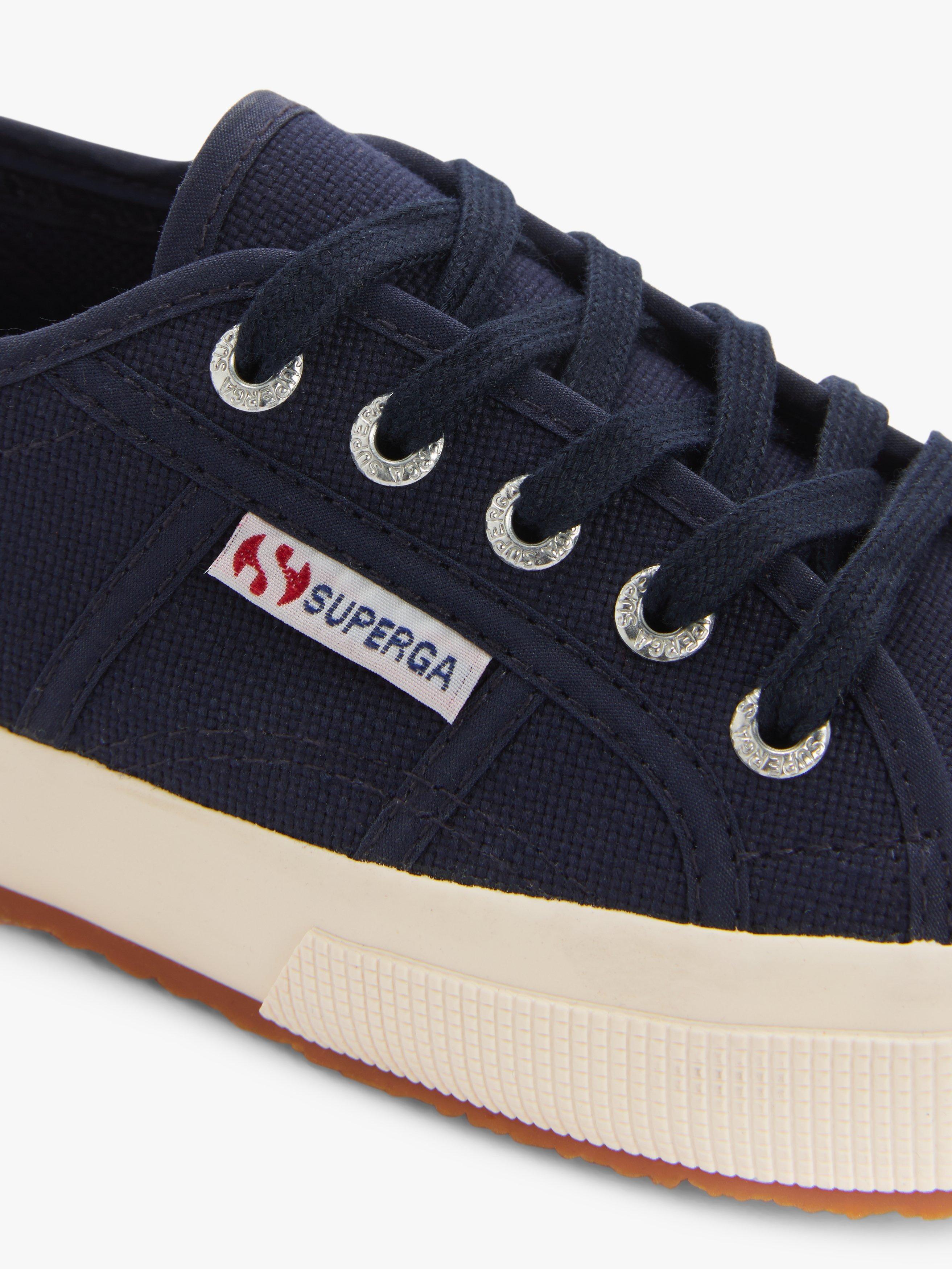 Navy shops superga trainers