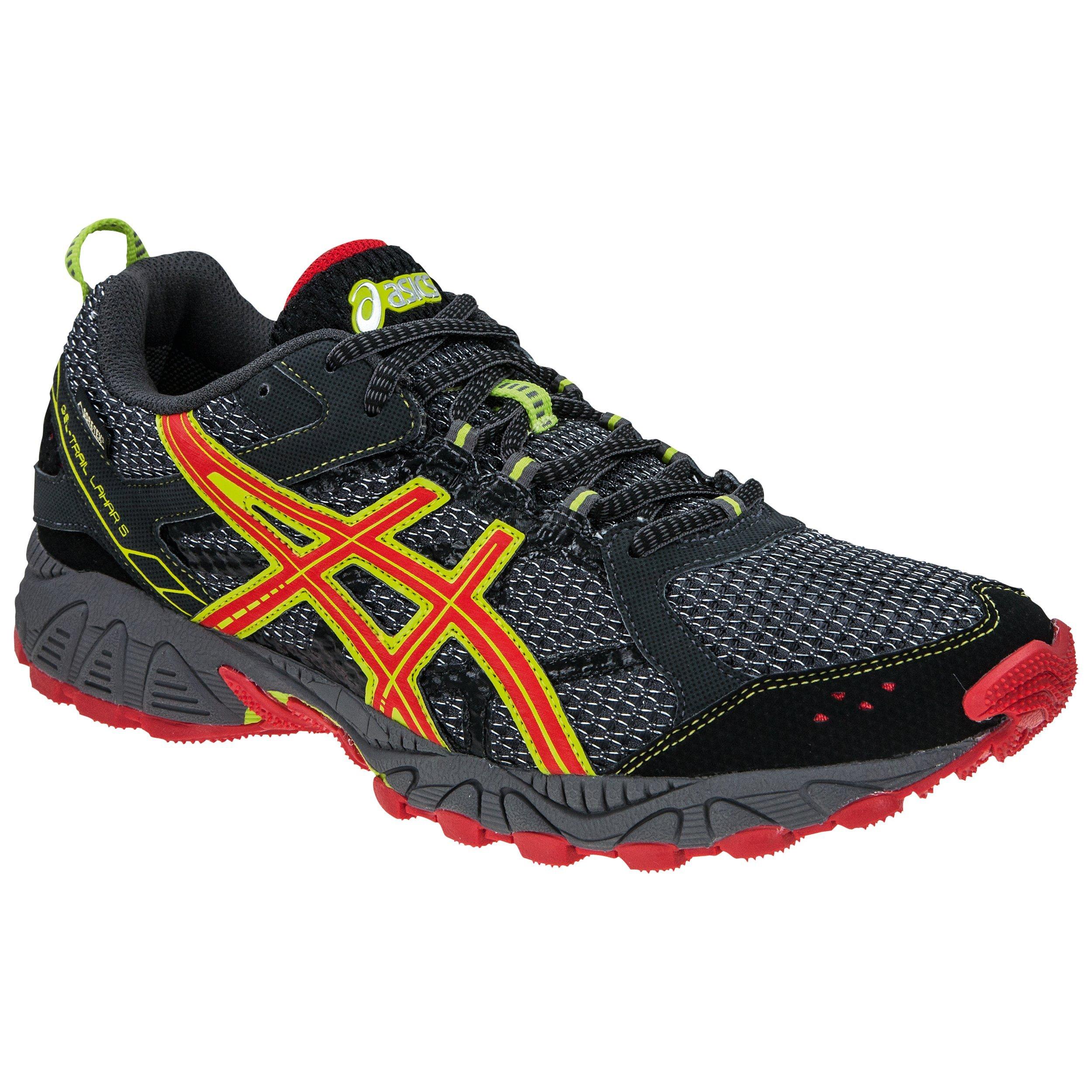 Asics GEL Trail Lahar 5 GTX Trail Men s Running Shoes Grey Red