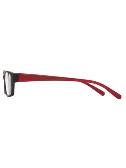 Magnif Eyes Burlington Admiral Unisex Narrow Fit Ready Readers, Black/Red - view 2, Black/Red