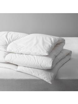 John Lewis Microfibre Duvet, 10.5 Tog, White