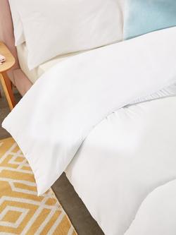 John Lewis Microfibre Duvet, 10.5 Tog - view 2, White