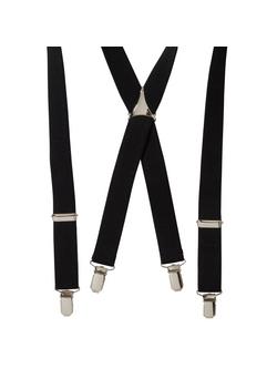 John Lewis Boy Fully Adjustable Braces, One Size, Black - view 2, Black