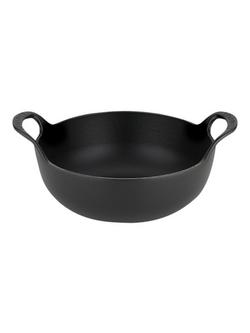 Le Creuset Cast Iron Balti Dish 24cm, Satin Black