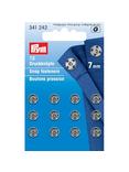 Prym Sew-on Fasteners, Pack of 12, 9mm, Silver