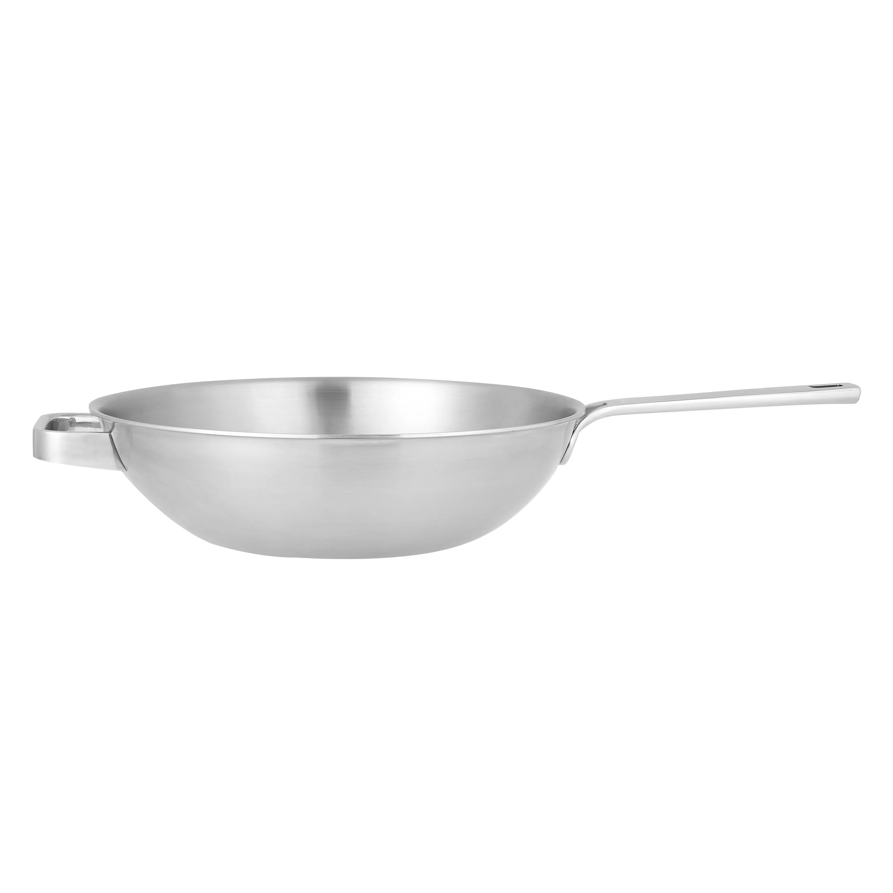 John Lewis 5-Ply Thermacore Stainless Steel Wok, 30cm