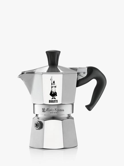 Bialetti Moka Express Hob Espresso Coffee Maker, Silver