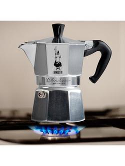 Bialetti Moka Express Hob Espresso Coffee Maker - view 2, Silver