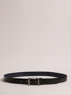 Ted Baker Crafti Smart Leather Reversible Belt, Black