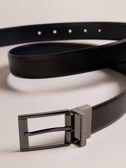 Ted Baker Crafti Smart Leather Reversible Belt - view 2, Black