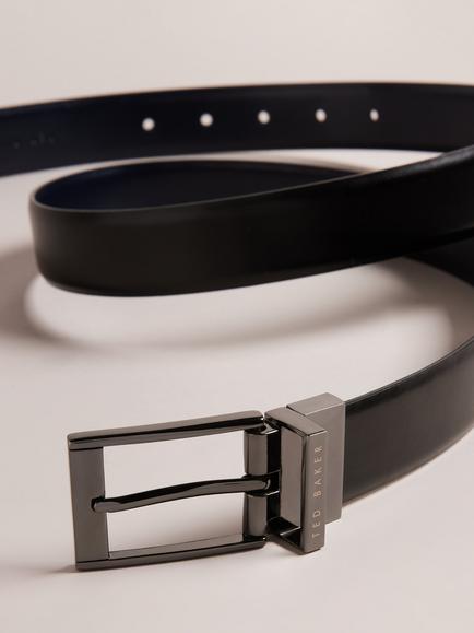 Ted Baker Crafti Smart Leather Reversible Belt - view 2, Black