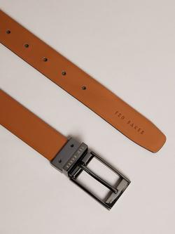 Ted Baker Crafti Smart Leather Reversible Belt, Tan