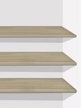 John Lewis Elstra / Marlow Wardrobe Internal Shelves, Set of 3