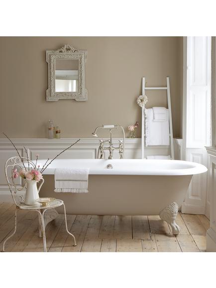 The Little Greene Paint Company Intelligent Eggshell, Mid Stone Neutrals - view 2, Rolling Fog (143)