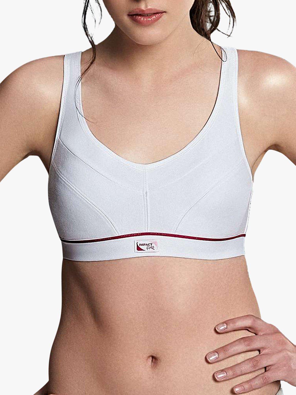Royce S8005 Cotton Sports Bra, White