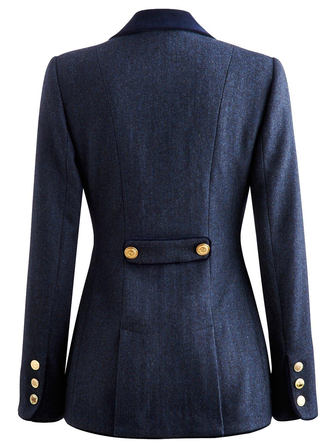 Joules navy tweed blazer best sale