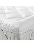 John Lewis Synthetic Soft Touch Washable Dual Layer 6cm Deep Mattress Topper