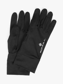 Ronhill Classic Running Gloves, Black, Black Black