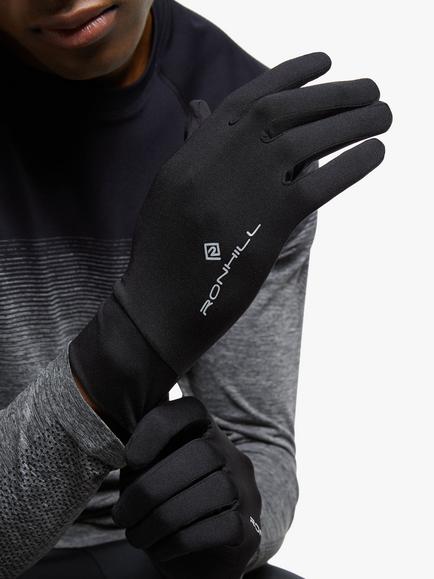 Ronhill Classic Running Gloves, Black - view 2, Black Black