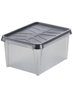 SmartStore Dry Stackable Plastic Water Resistant Storage Box, Grey