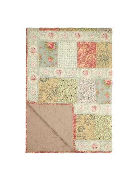 John Lewis Gracie Patchwork Quilt, Multi, Natural/Pink