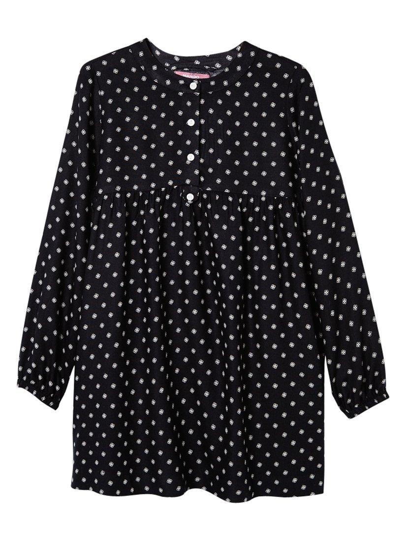 Mango Kids Girls' Polka Dot Dress