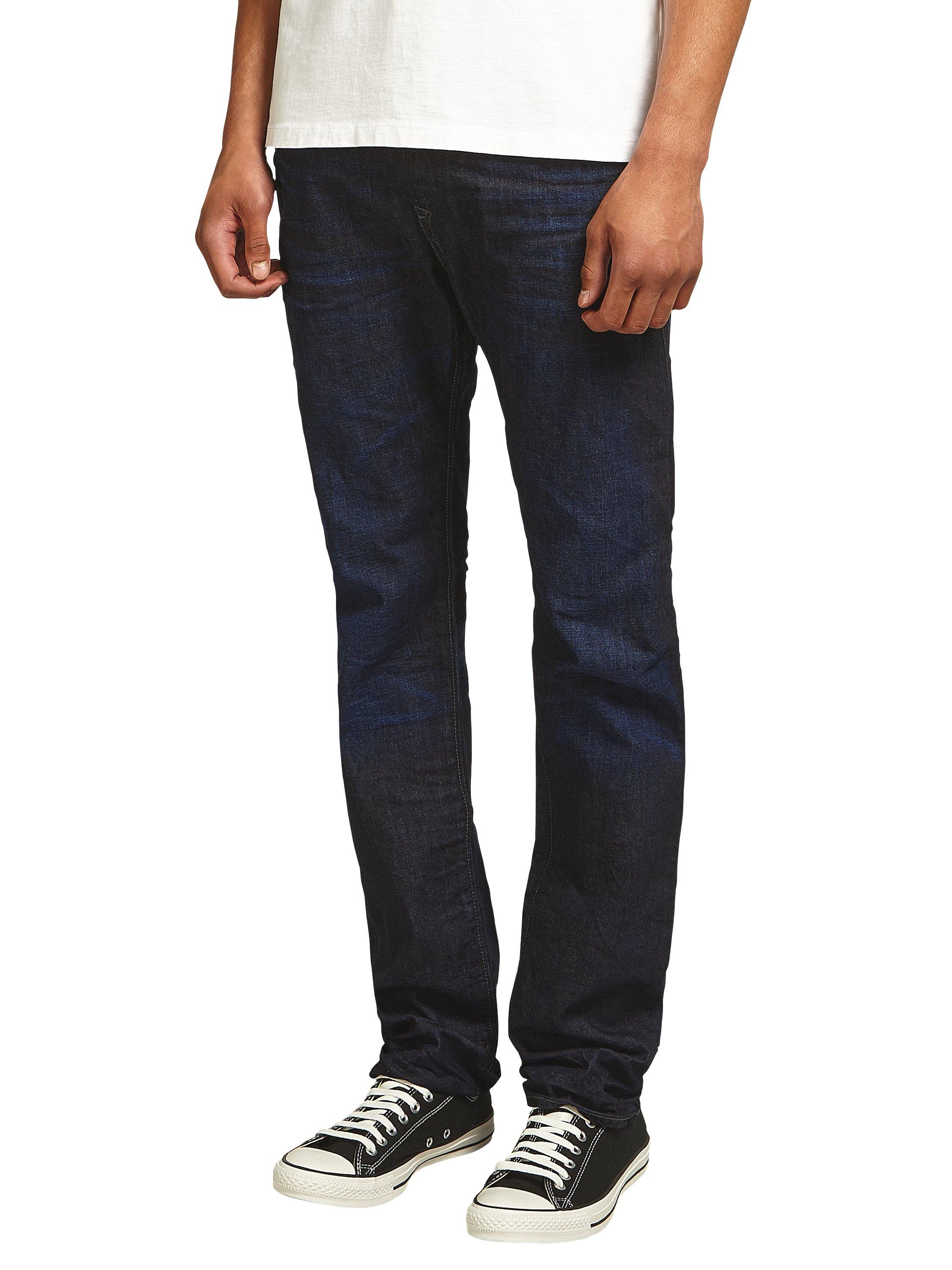Diesel - Jeans elasticizzati da uomo Regular Tapered Fit – Buster-X RM043, grigio., 34W x 30L