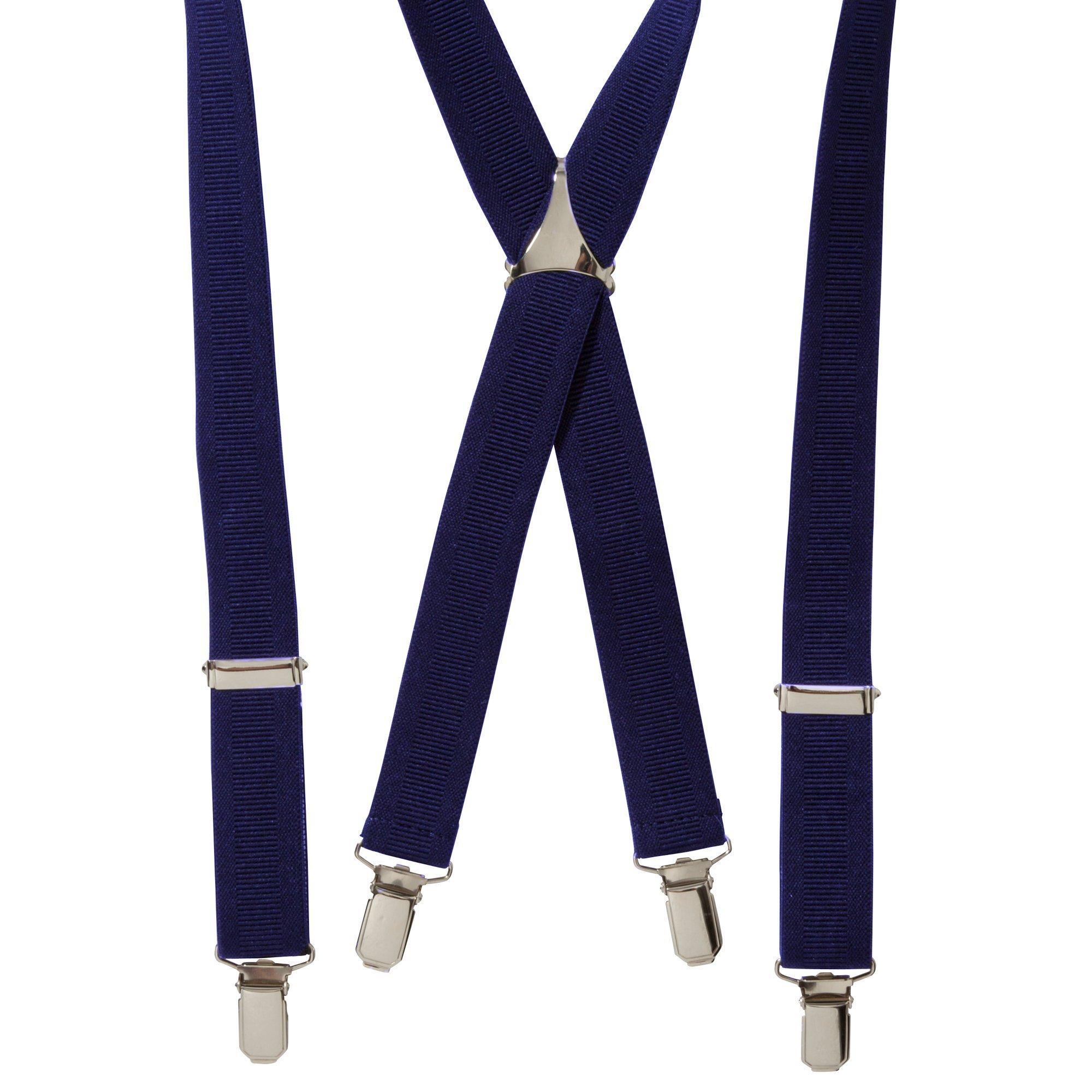 Product image 2 of 2, which shows John Lewis Heirloom Collection Boys' Braces, Navy, One Size
