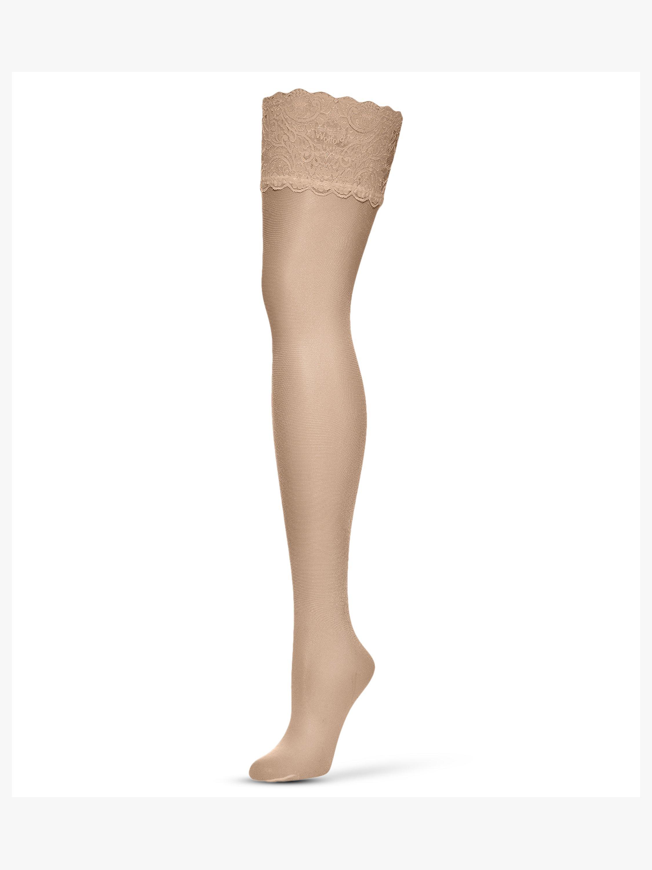 Product image 2 of 3, which shows Wolford Satin Touch 20 Denier Stay Ups, Cosmetic, S