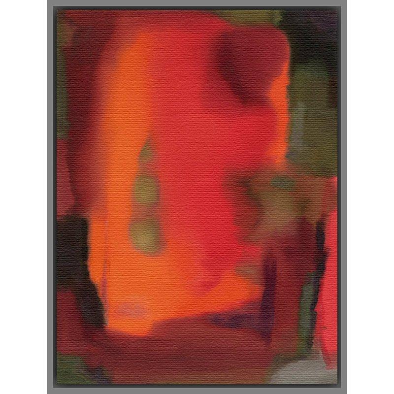 Nancy Ortenstone - Aglow, Grey Framed Print