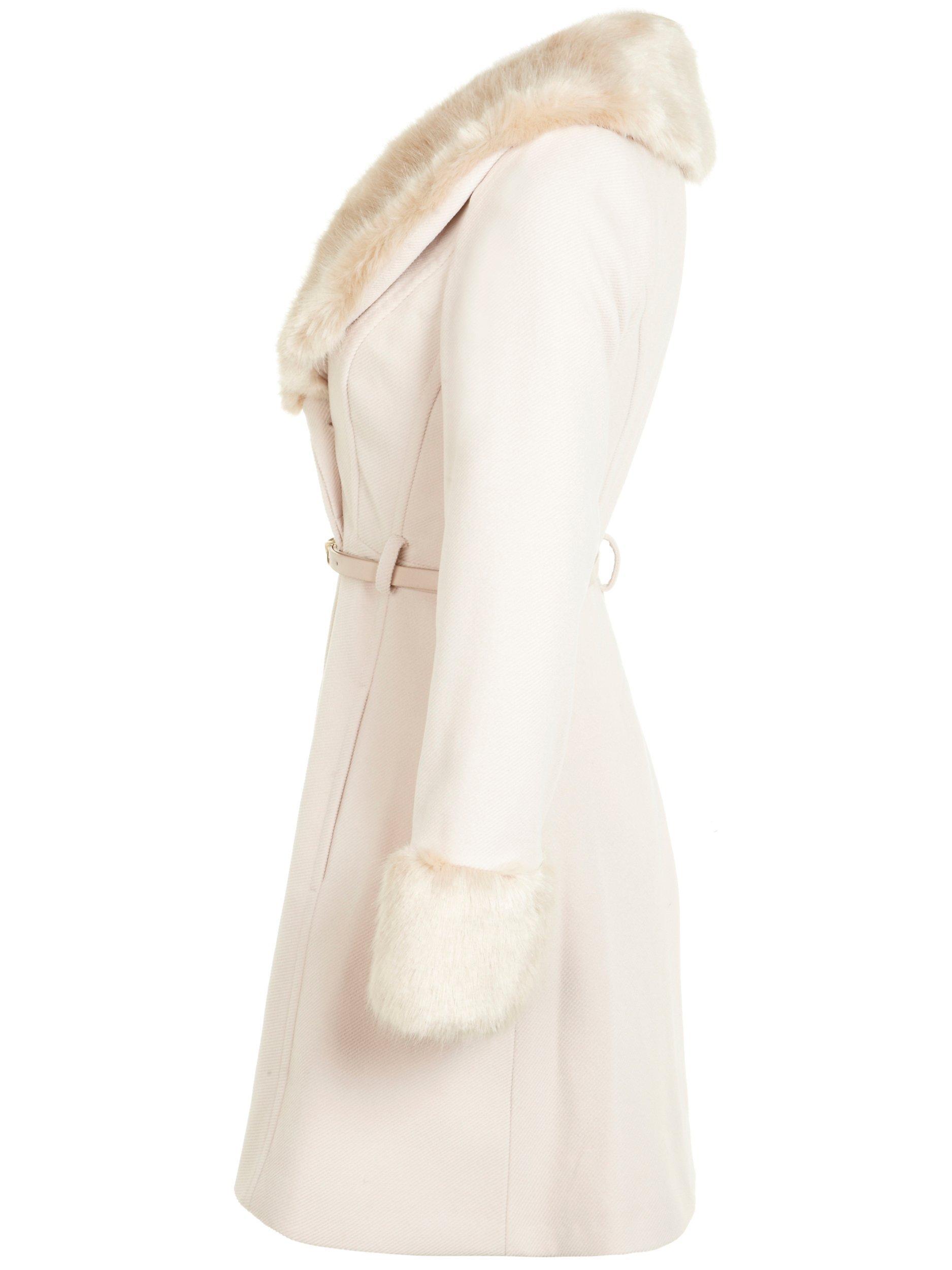 Miss selfridge nude coat hotsell