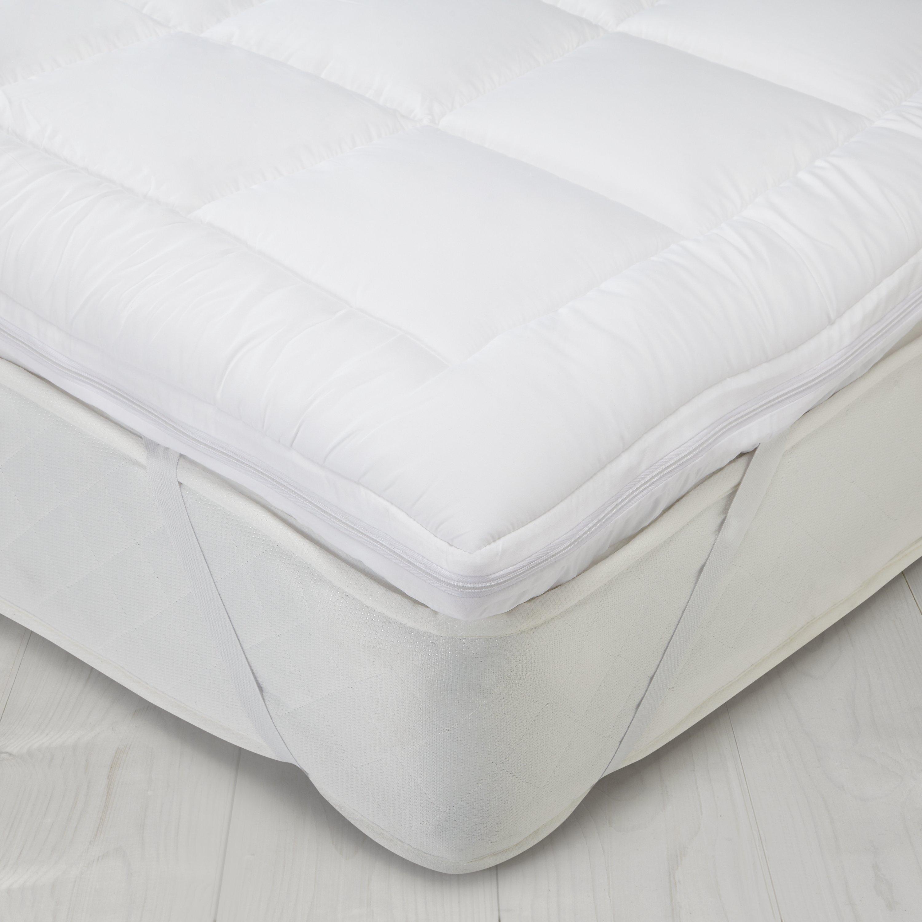 John Lewis & Partners Synthetic Dual Layer 6cm Mattress Topper