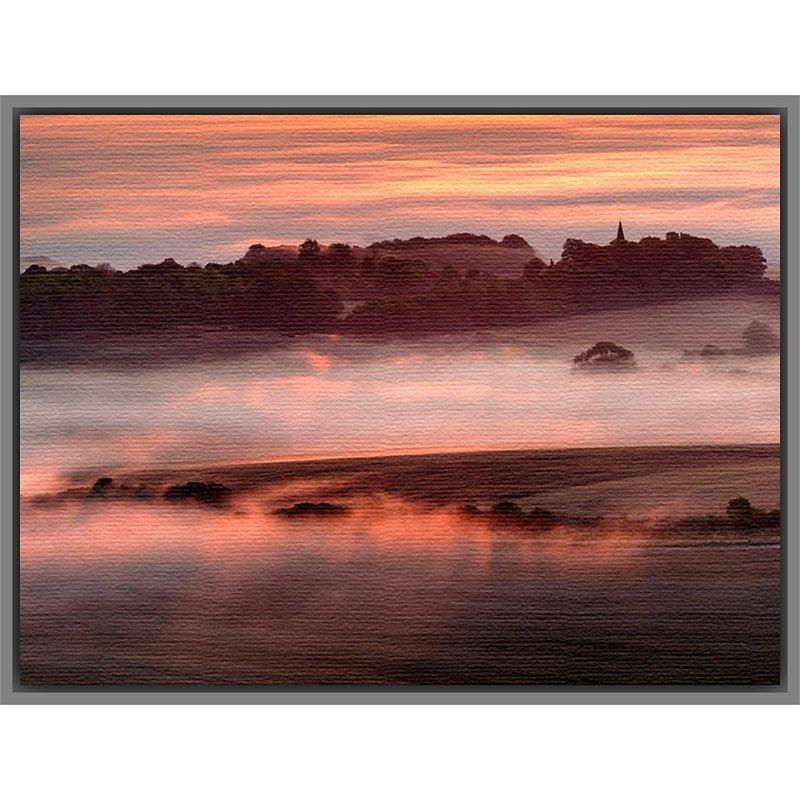 Finn Hopson - Illume, Grey Framed Canvas