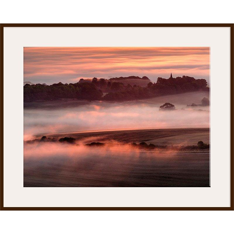 Finn Hopson - Illume, Dark Brown Framed Print