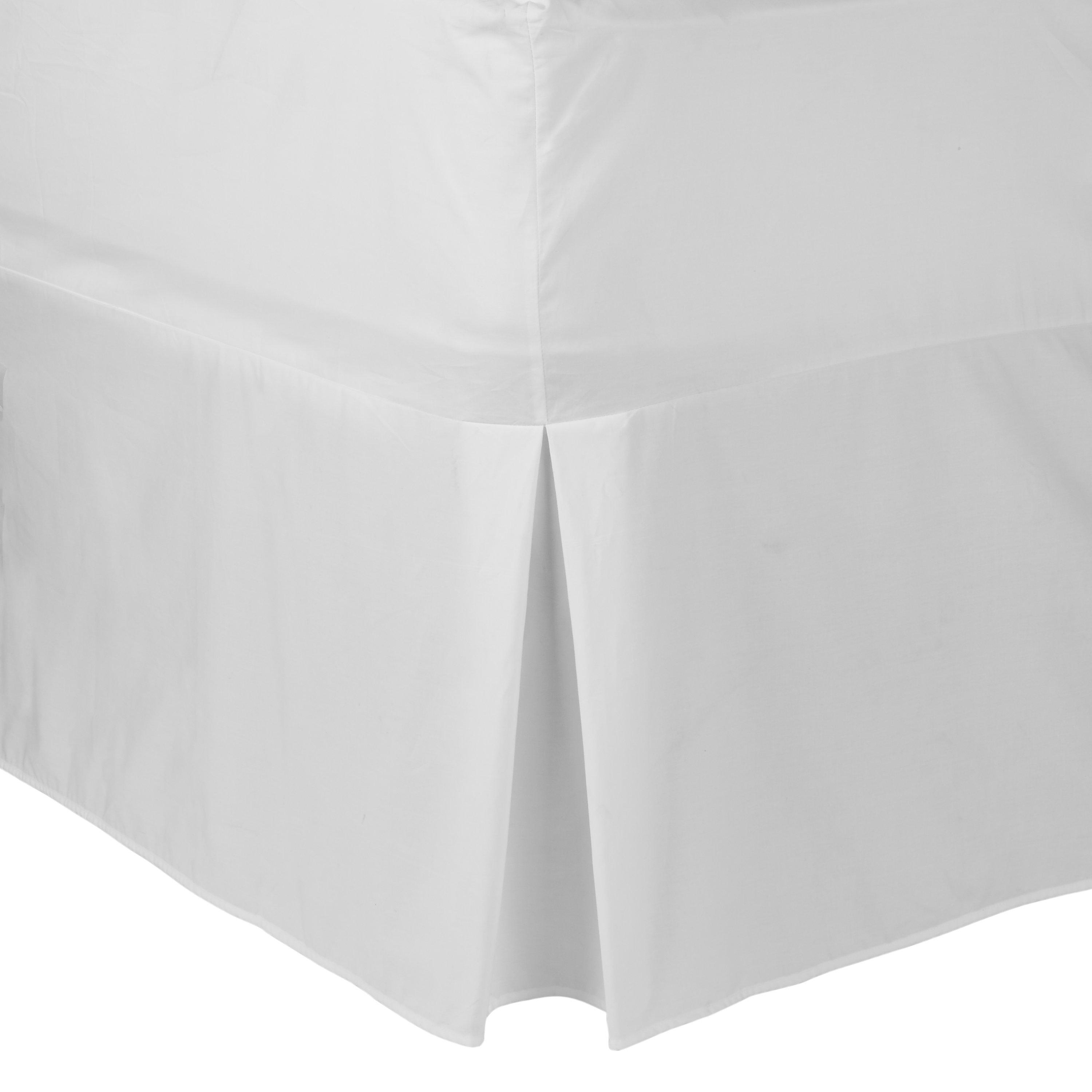 John Lewis Crisp & Fresh 200 Thread Count Egyptian Cotton Centre Pleat Valance Sheet