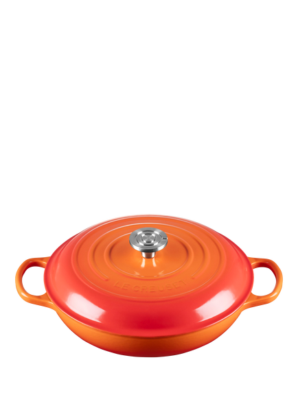 Le Creuset Cast Iron Signature Shallow Casserole - view 2, Volcanic