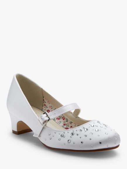 Rainbow Club Cherry Bridesmaid Shoes, White Communion - view 2, White Communion