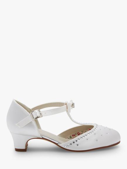 Rainbow Club Lemonade Bridesmaid Shoes, White Communion, White Communion