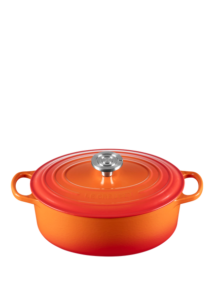 Le Creuset Cast Iron Signature Oval Casserole - view 2, Volcanic