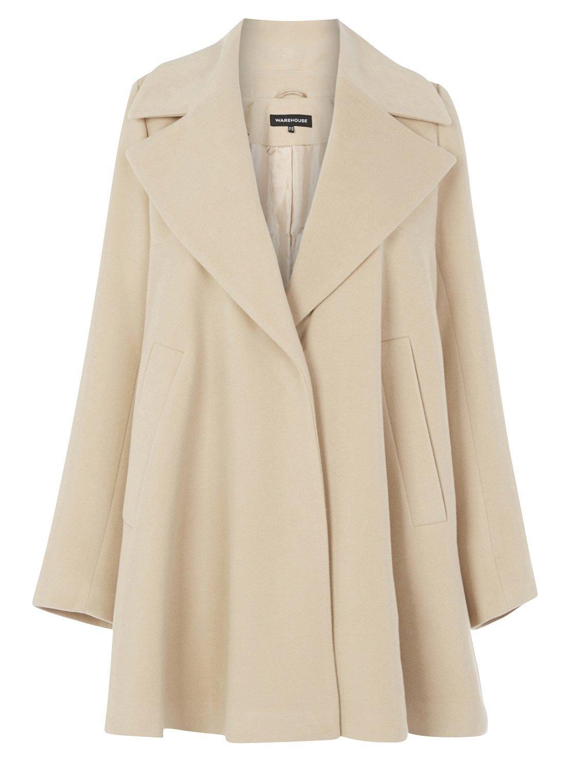 Warehouse Swing Coat, Camel