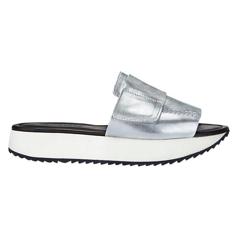 Whistles Haldi Leather Cleated Sole Sliders