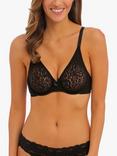 Wacoal Halo Lace Underwired Bra, Black