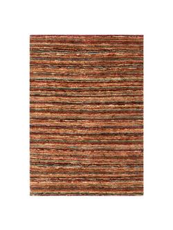 John Lewis Rustic Jute Stripe Rug, Multi