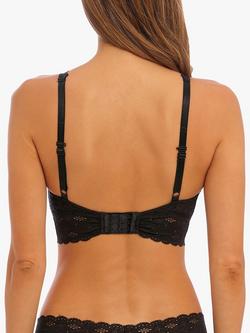 Wacoal Halo Lace Non Wired Bralette - view 2, Black