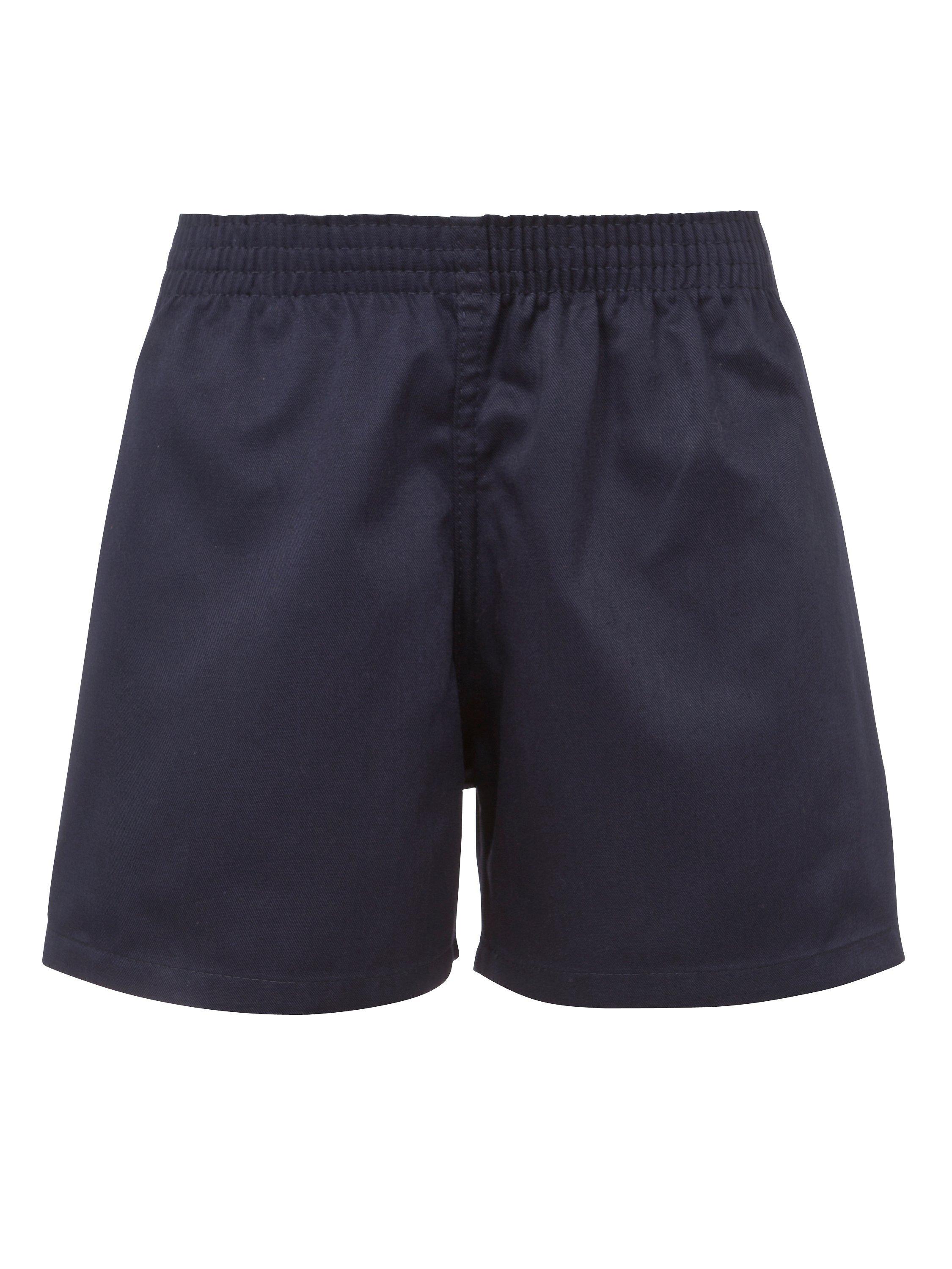 John Lewis School PE Shorts, Navy Blue