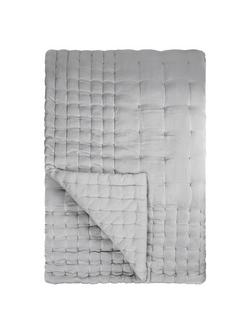 John Lewis Boutique Hotel Silk Bedspread, Grey