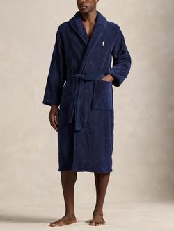 Polo Ralph Lauren Shawl Collar Robe, Navy, Navy