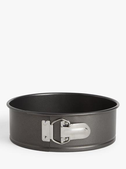 John Lewis Classic Non-Stick Springform Cake Tin, Grey