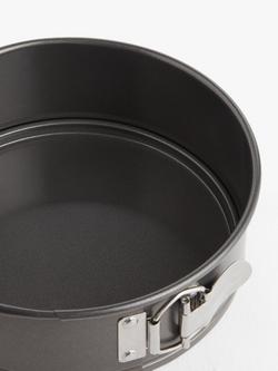 John Lewis Classic Non-Stick Springform Cake Tin - view 2, Grey