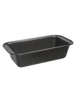 John Lewis Classic Non-Stick Carbon Steel Loaf Tin, 1lb, Black